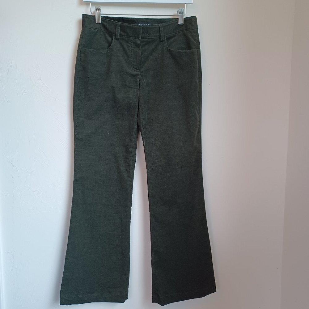 Theory Corduroy Pants‎ Dark Green Four Pocket Style Womens 4